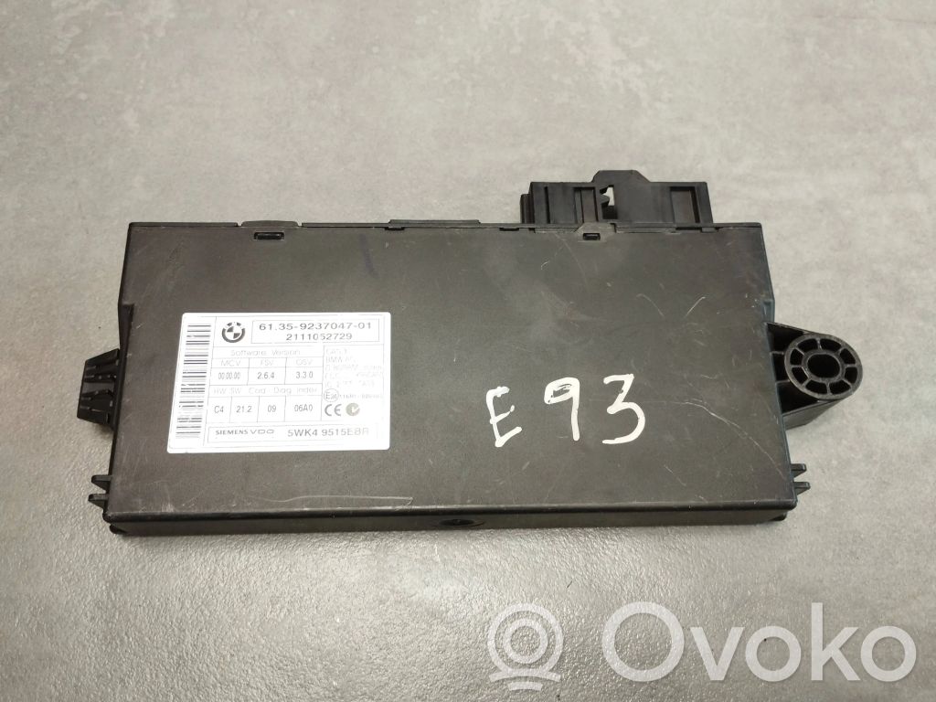 BMW X6 E71 Aizdedzes ECU komplekts 
