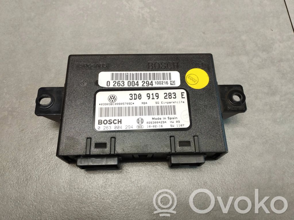 Volkswagen Phaeton Unidad de control/módulo PDC de aparcamiento 