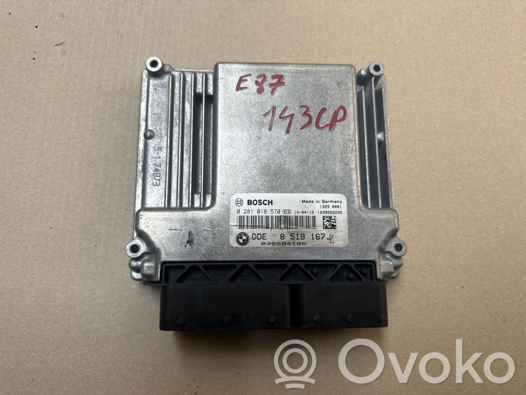 BMW 1 E81 E87 Kit cu ECU motor și set închidere uși 