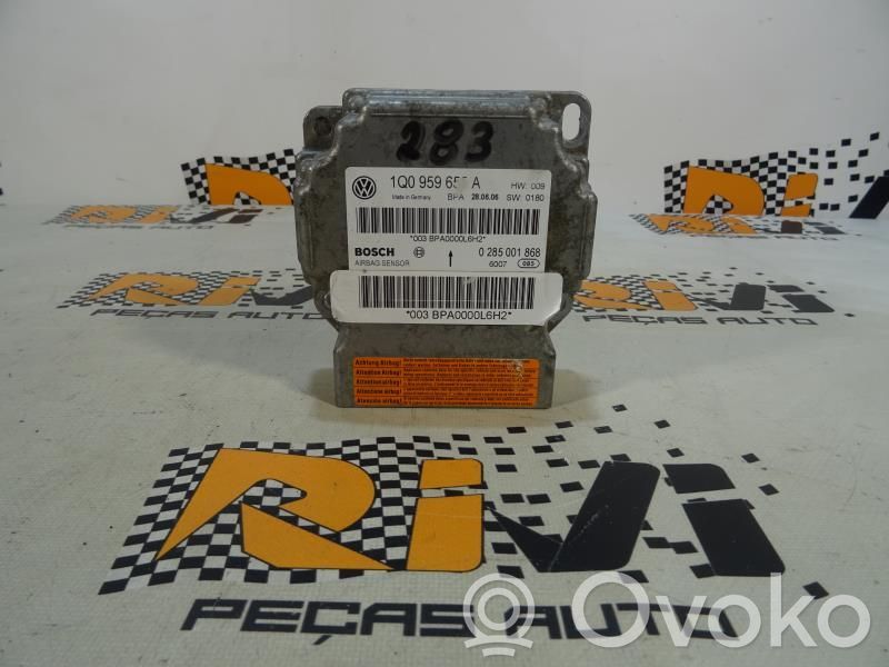 Module de contrôle airbag   1Q0959655A,0285001868,1Q0959655A
