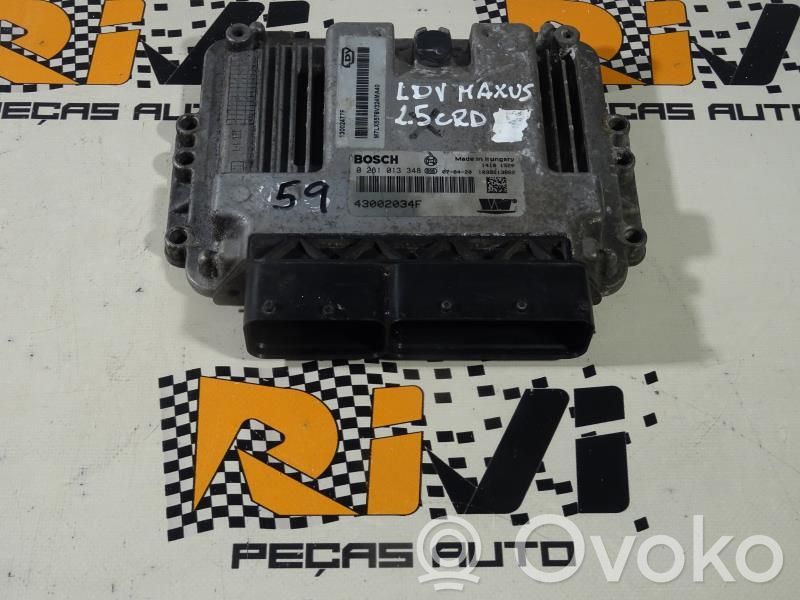 Unidad de control/módulo del motor   0281013348,0281013348,43002034F