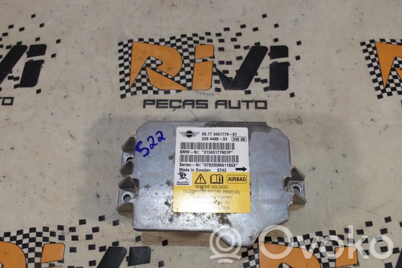 Unidad de control/módulo del Airbag   345177901,220440833