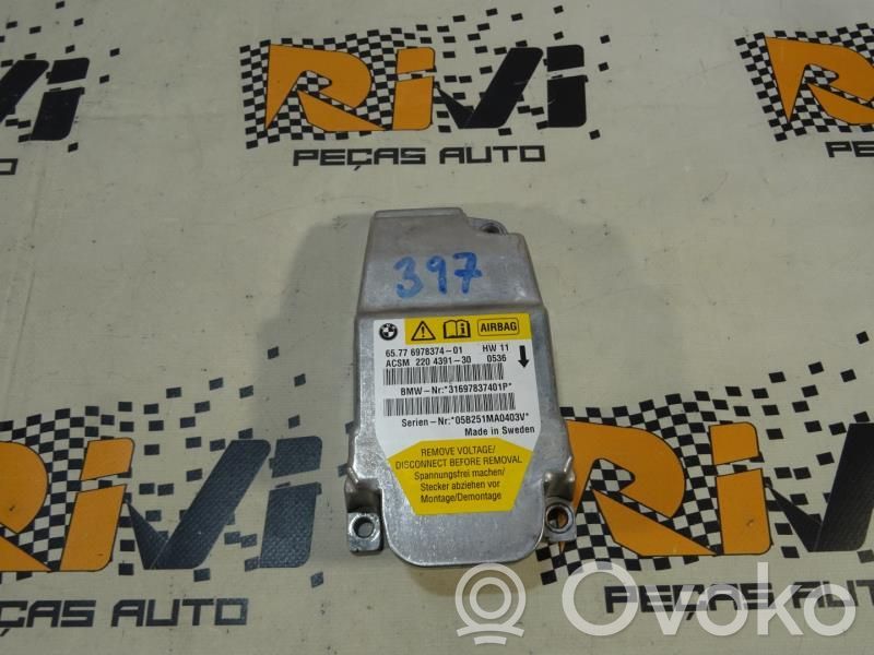 BMW 5 E60 E61 Unitate/modul de comandă airbaguri 