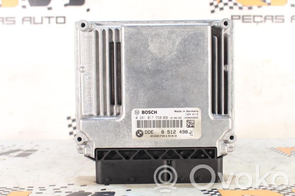 Блок управления двигателя   13618512498,0281017550,1039S42805,8512498,SERIE5E60E61520D,X1E8420D