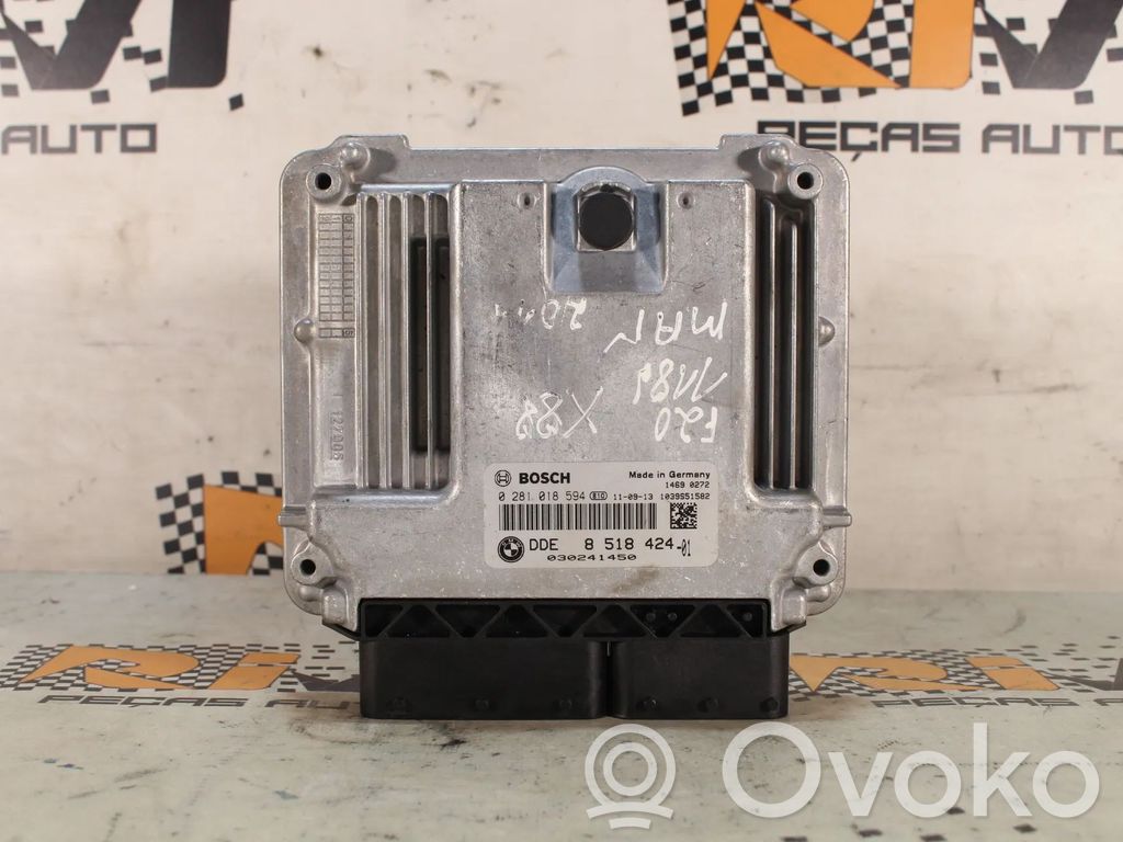 Engine control unit/module   13618518424,0281018594,1039S51582,118D,318D,8518424,F21116D,F31316D,N47D20C,SERIE1F20,SERIE3F30