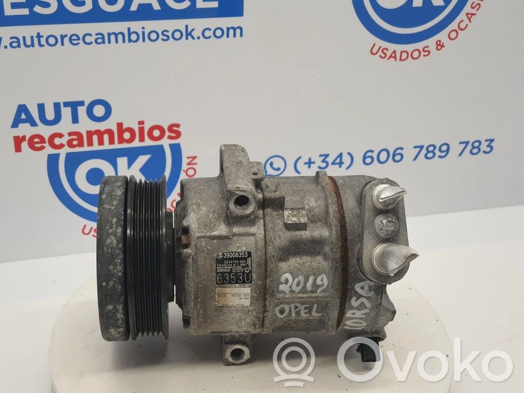 Compresseur de climatisation   39006353,6353U,GE4471506961
