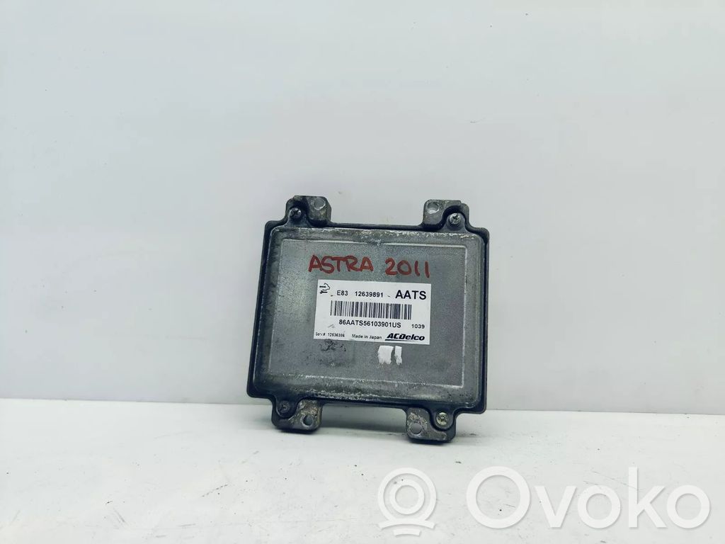 Opel Astra J Unidad de control/módulo ECU del motor 