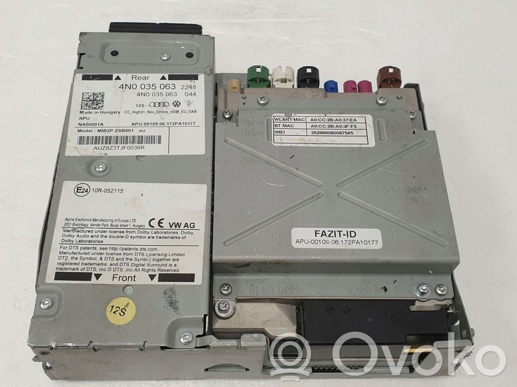 MMI control unit   4N0035063,4N0035063A