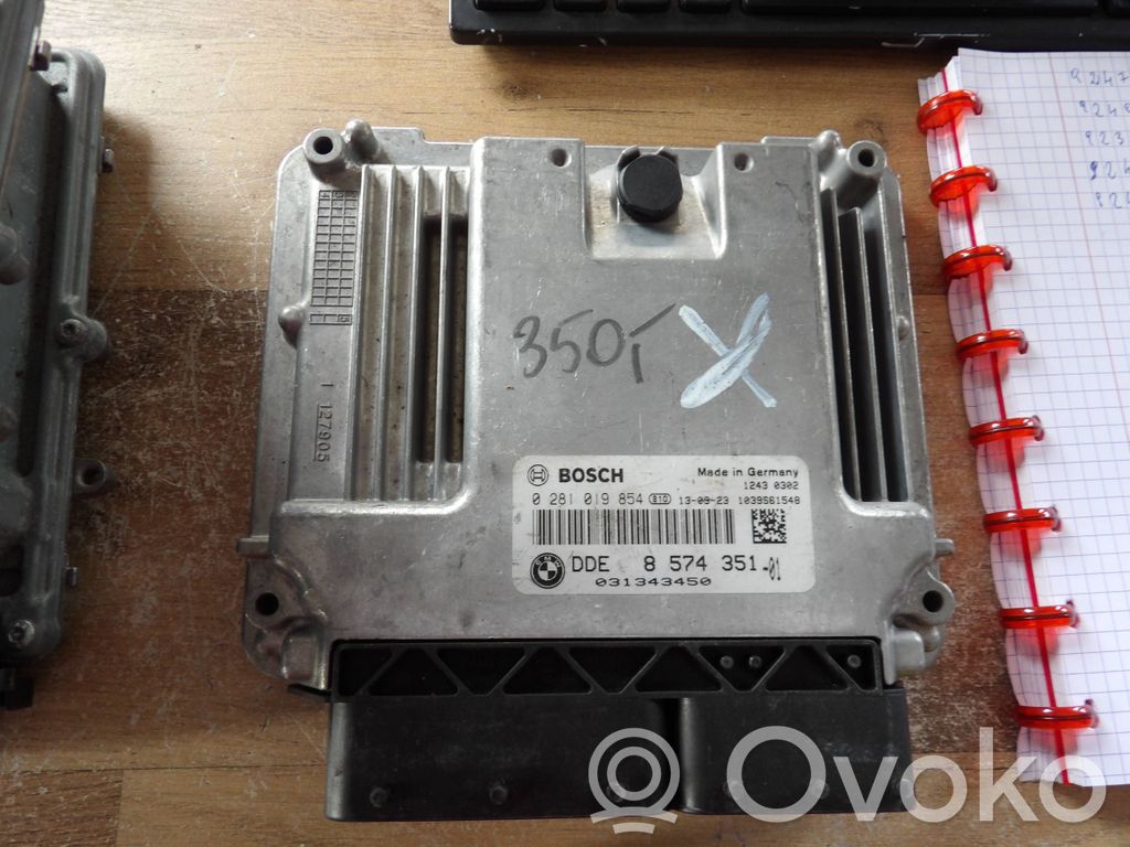 Unité de commande, module ECU de moteur   8574351,0281019854,031343450