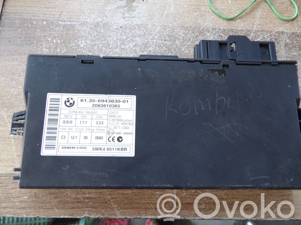 CAS control unit/module   6943830,5WK49511KBR,2063610385