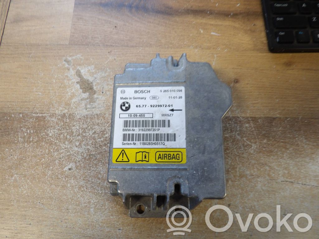 BMW Z4 E89 Airbag control unit/module 