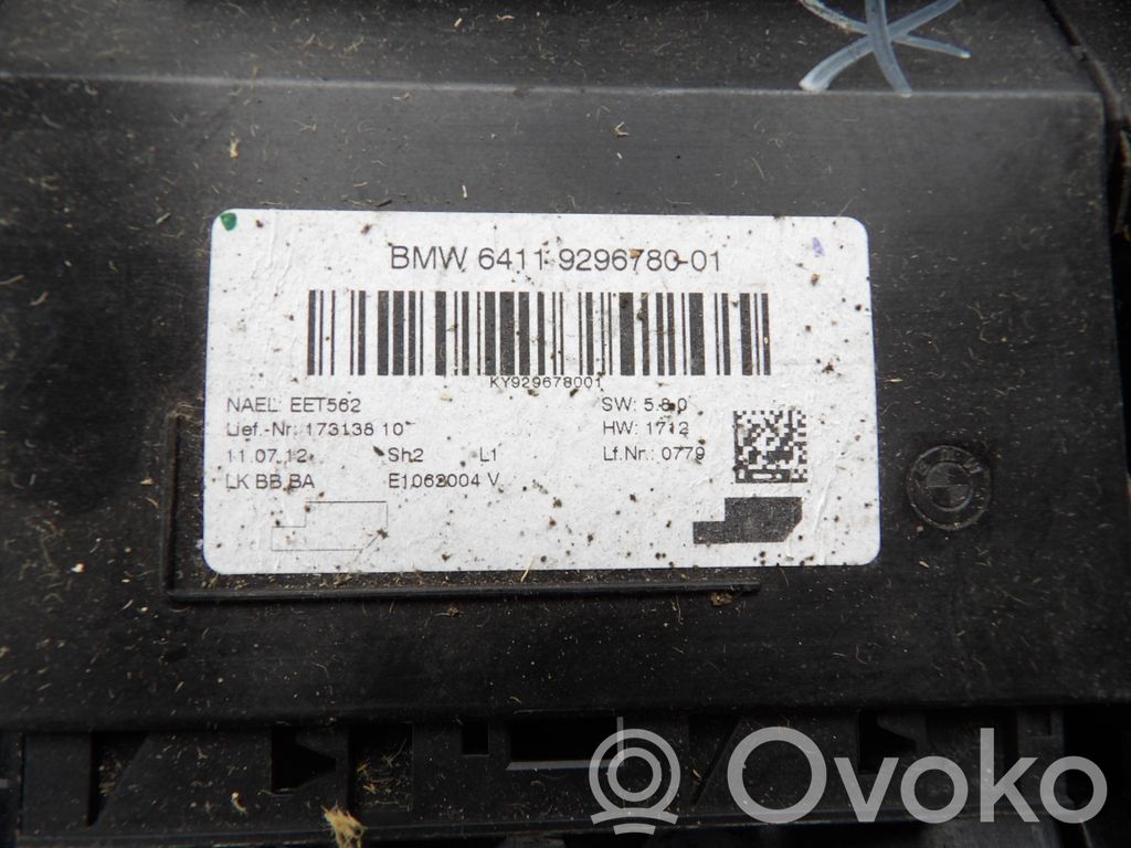 BMW 3 F30 F35 F31 Unitate control aer condiționat/încălzire 
