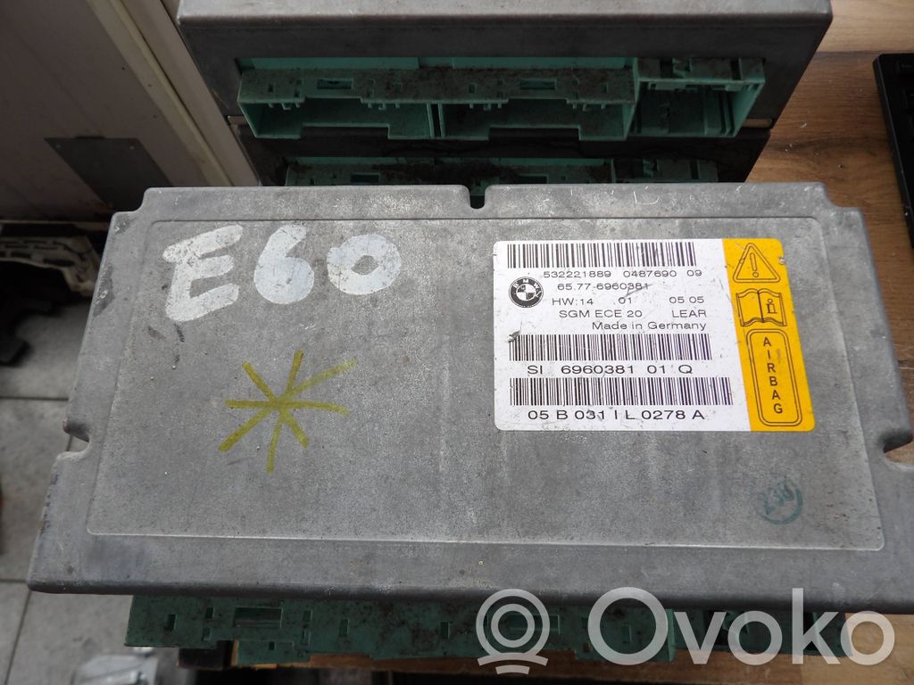 BMW 5 E60 E61 Airbag control unit/module 