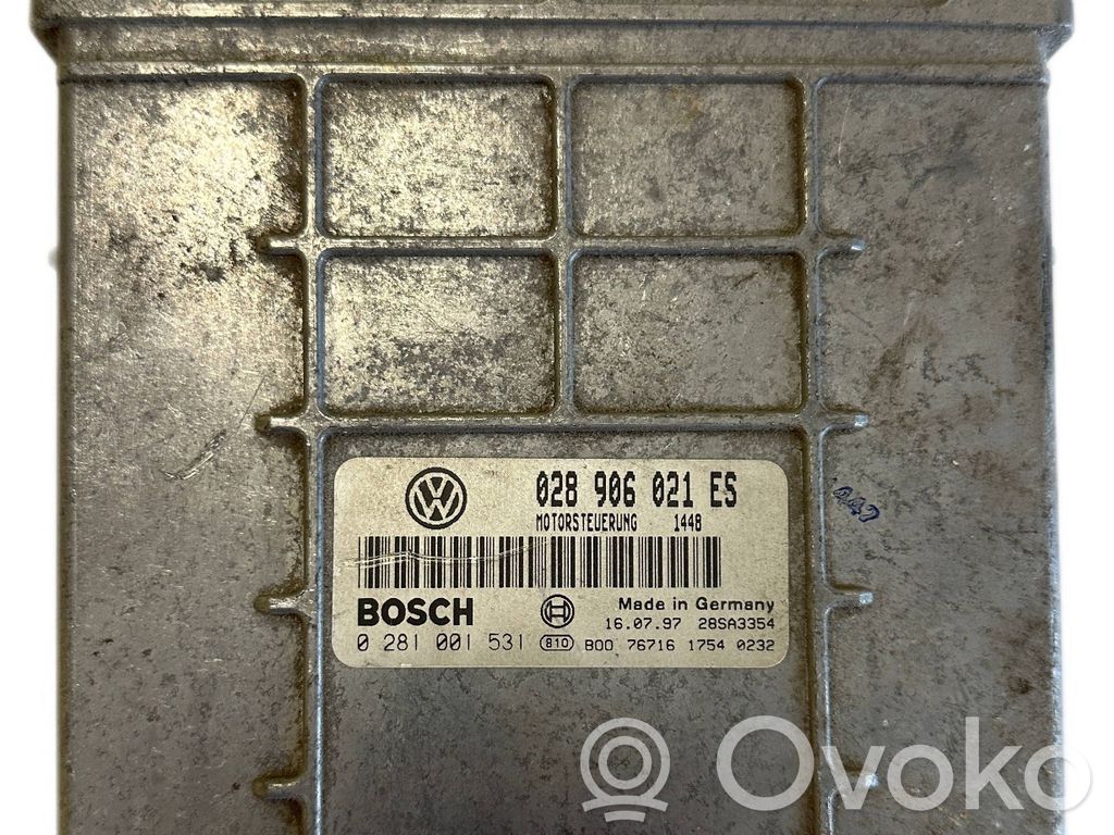 Motorsteuergerät/-modul   028906021ES,0281001531