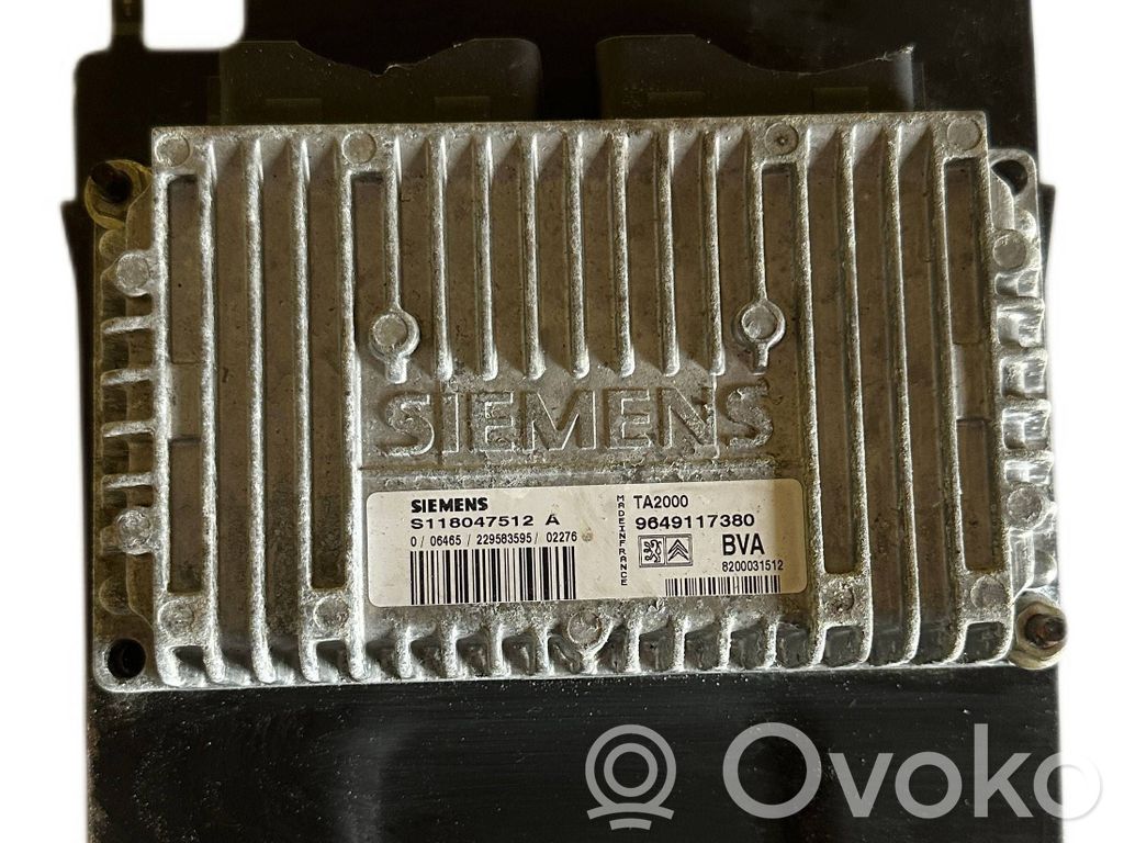 Peugeot 206 CC Engine control unit/module 
