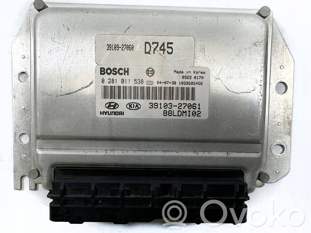 Engine control unit/module   0281011538,3910327061