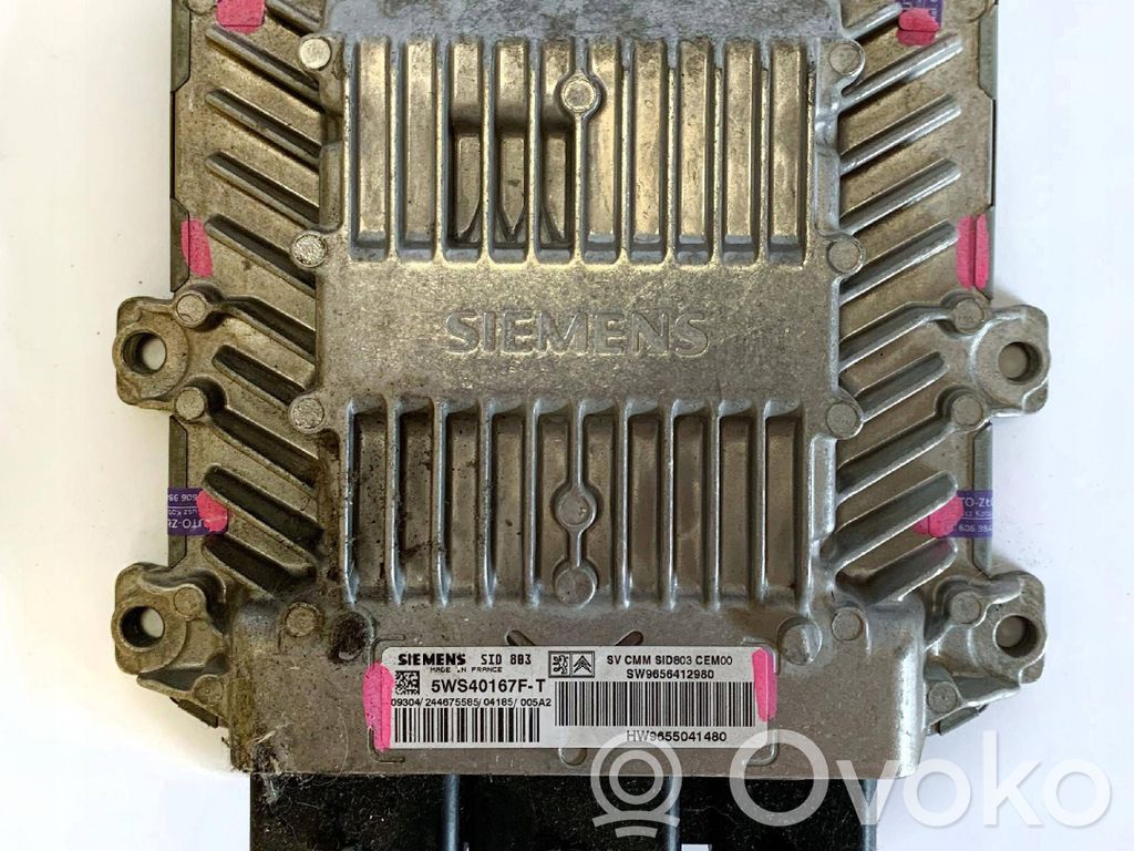 Peugeot 407 Engine control unit/module 