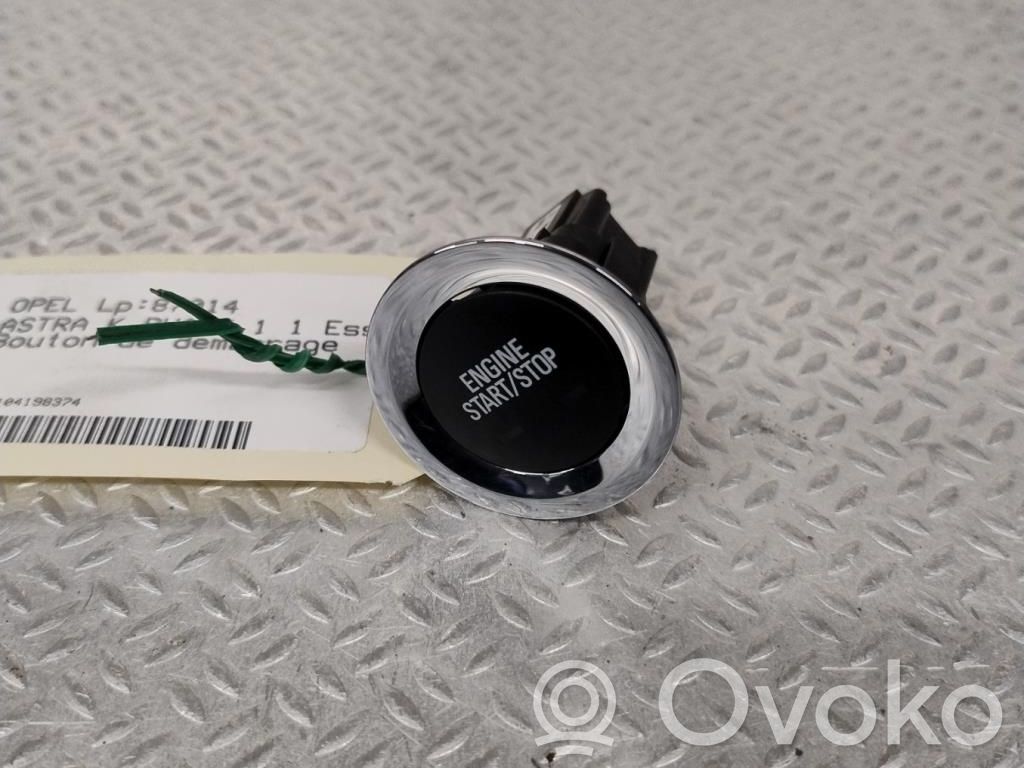 Opel Astra K Engine start stop button switch 