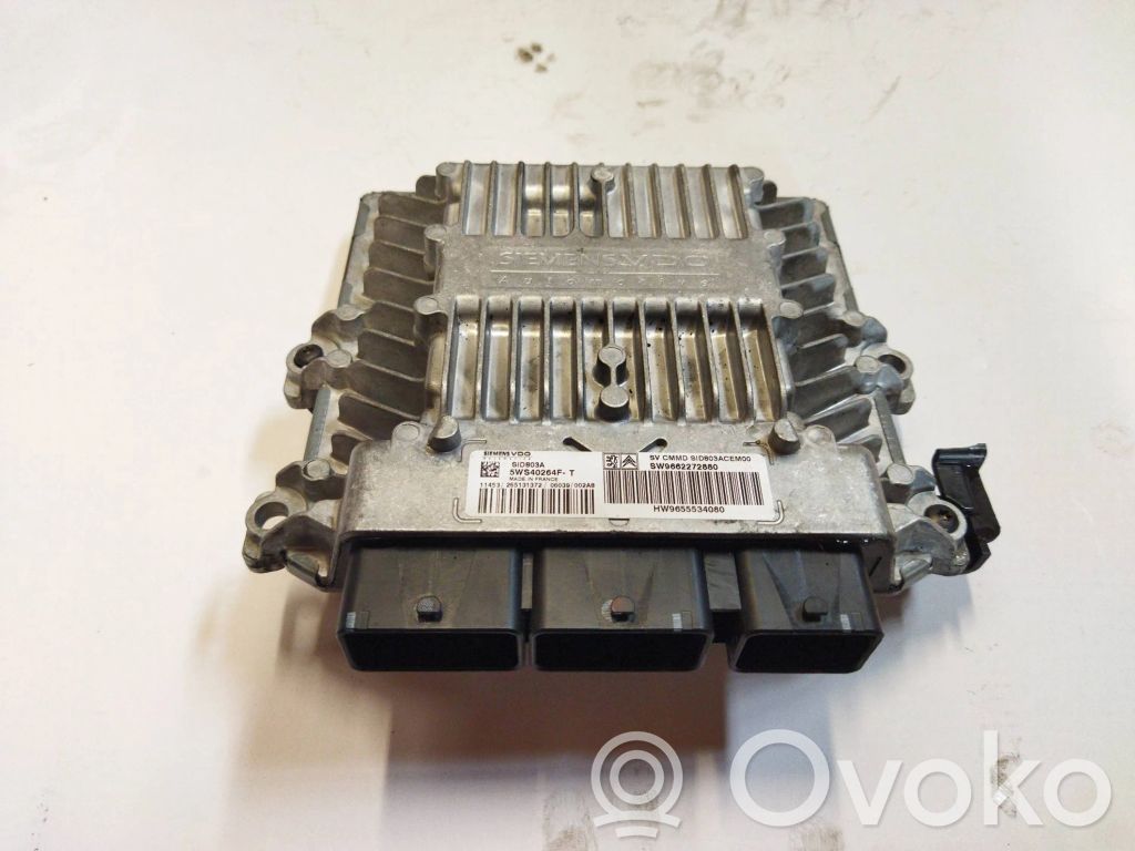 Engine control unit/module   SW9662272880