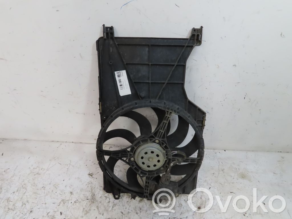 Opel Corsa E Radiator cooling fan shroud 
