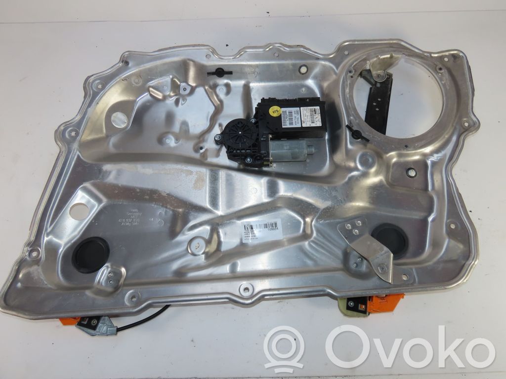 Front door window regulator with motor   4E0837462B