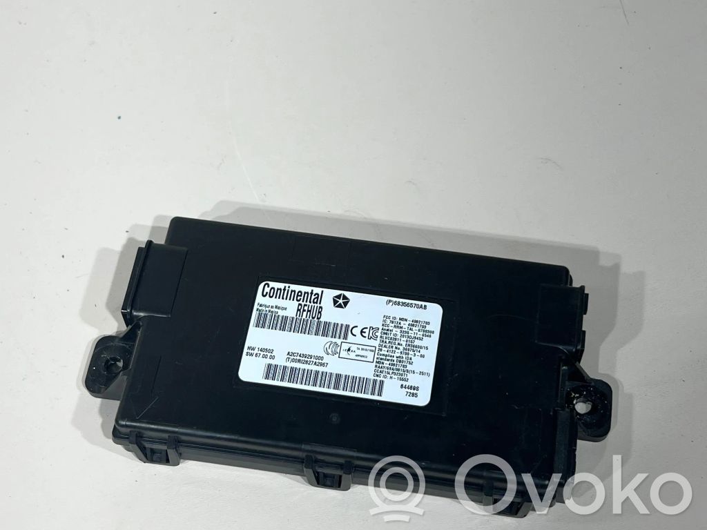 Dodge Challenger Keyless (KESSY) go control unit/module 