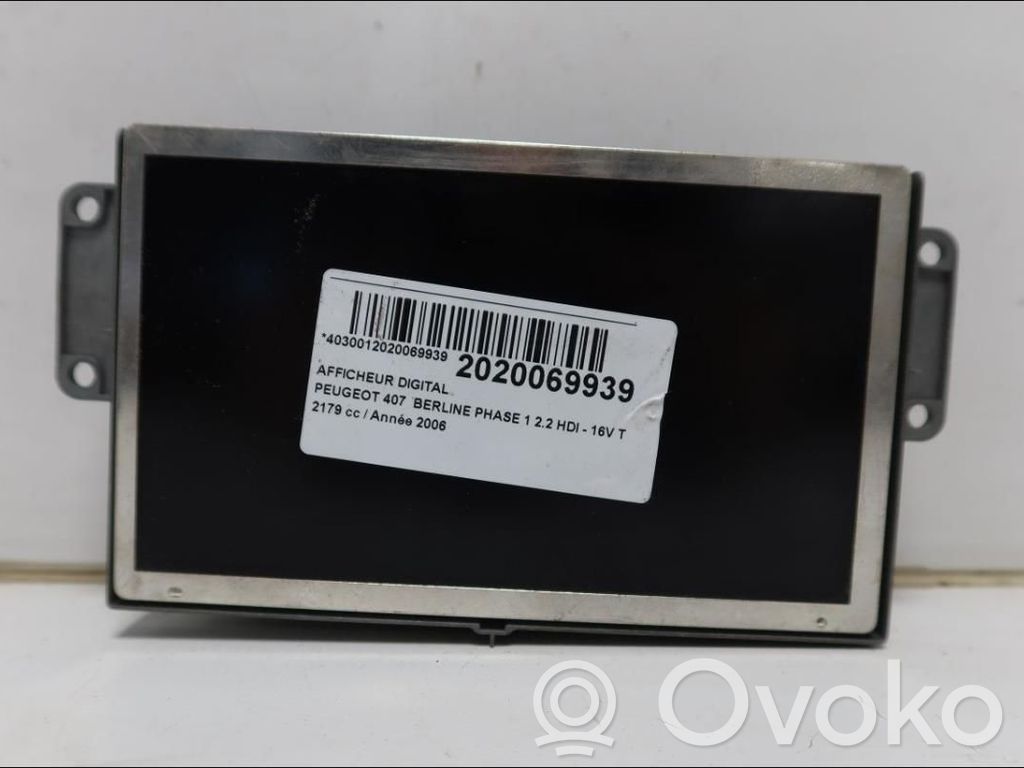 Peugeot 407 Screen/display/small screen 