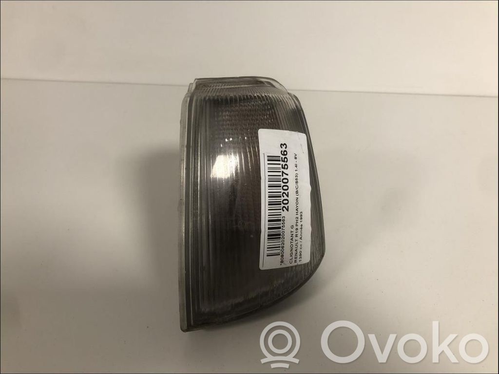 Renault 19 Feu clignotant répétiteur d'aile avant 