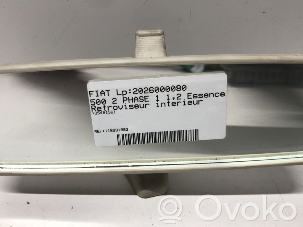 Fiat 500 Espejo retrovisor (interior) 