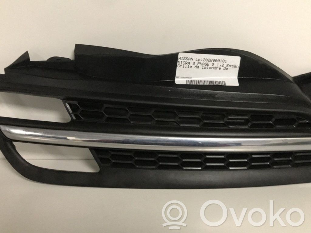 Nissan Micra Front bumper upper radiator grill 
