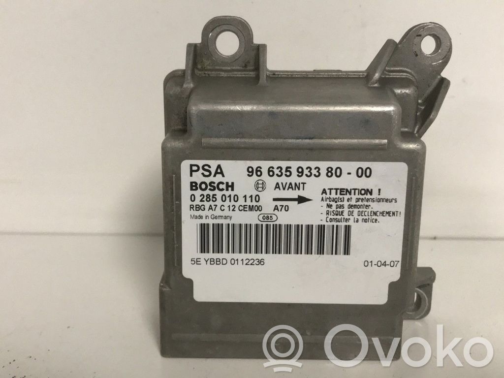 Airbag control unit/module   6546J8