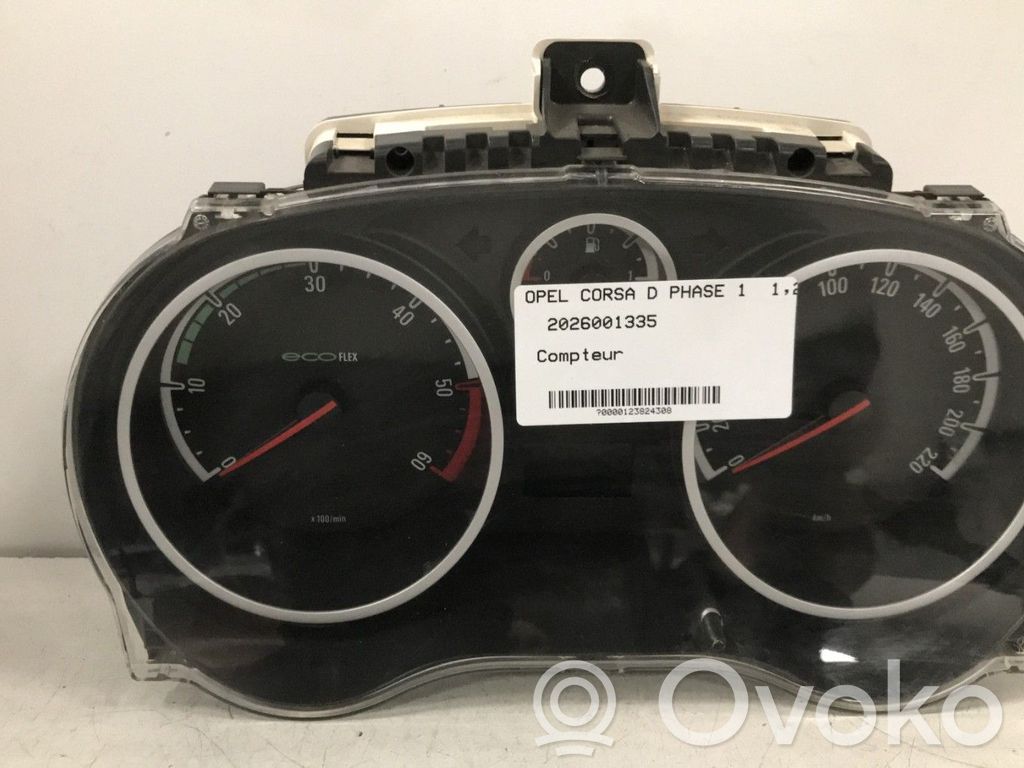 Opel Corsa D Speedometer (instrument cluster) 