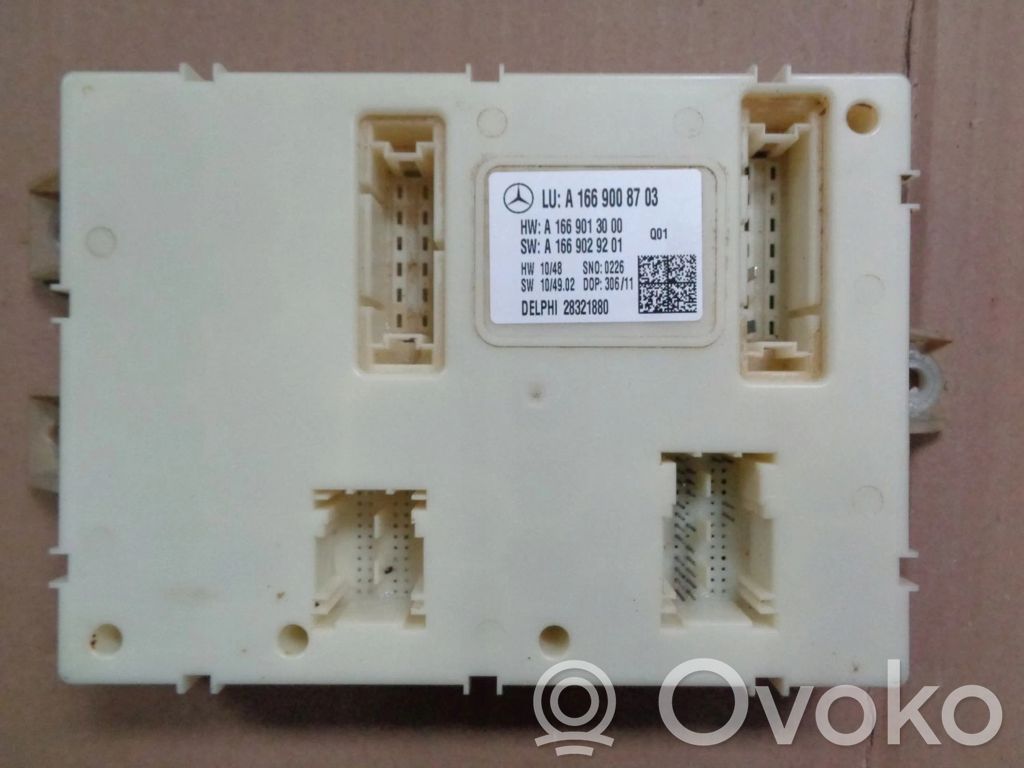 Mercedes-Benz ML W166 Unitate de control SAM 