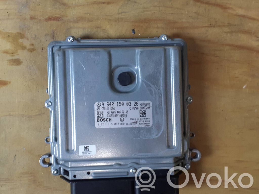 Komputer / Sterownik ECU silnika   A6421500326MERC,A6421500326