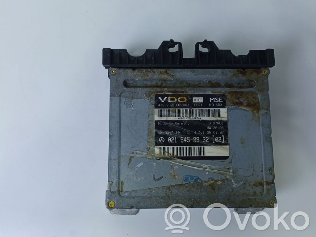 Mercedes-Benz E W212 Engine control unit/module 
