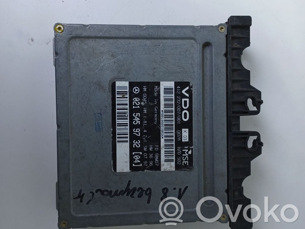 Engine control unit/module   0215459732,412232007001,M001880S10026