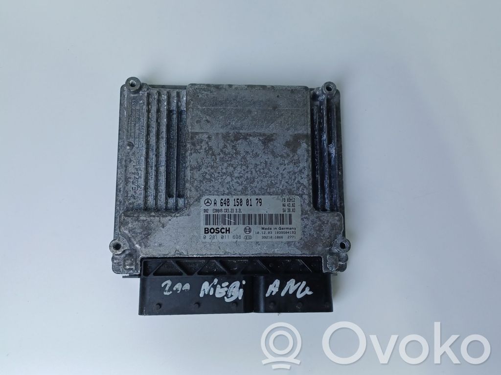 Engine control unit/module   A6481500179,0281011698