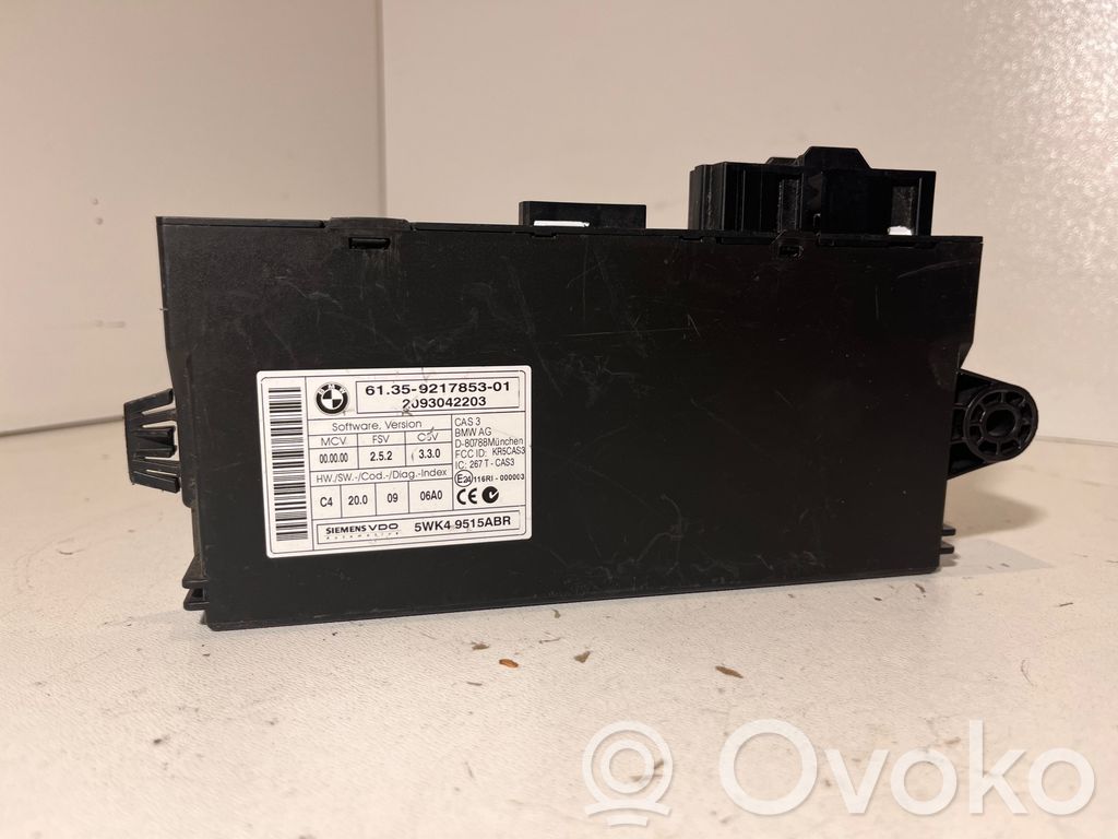 BMW 5 E60 E61 CAS valdymo blokas/ modulis 