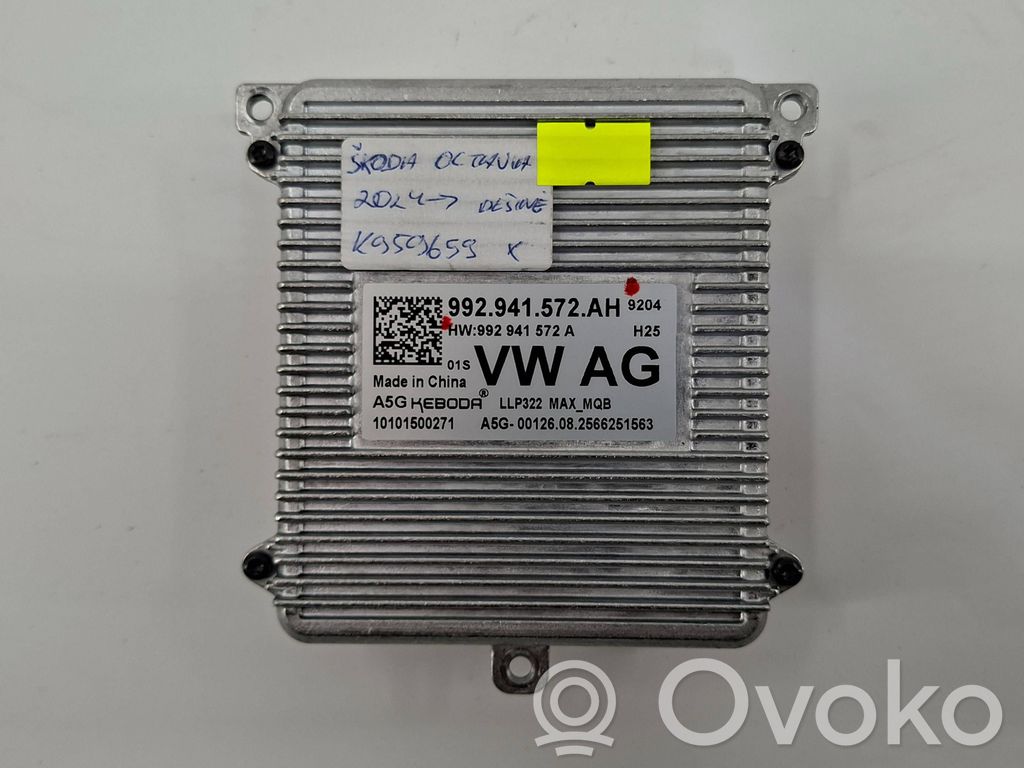 Skoda Octavia Mk4 Lastre de faros xenón 