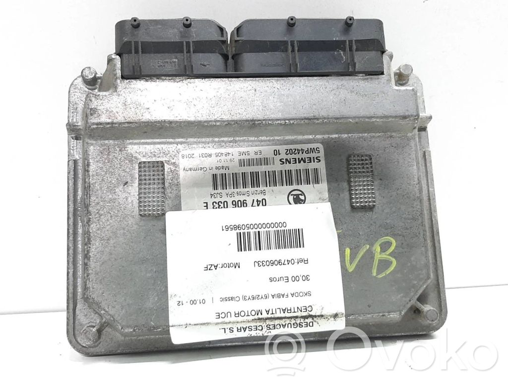 Engine control unit/module   047906033E,5WP44202