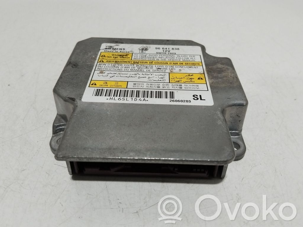 Centralina/modulo airbag   96641838