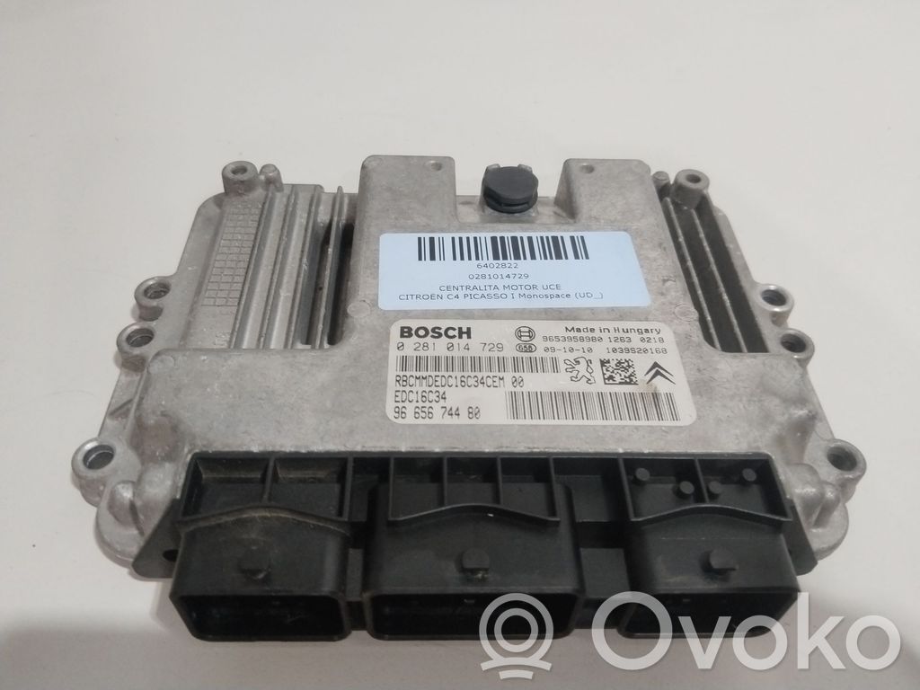 Unidad de control/módulo del motor   0281014729