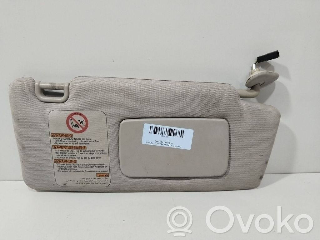 Subaru Legacy Sun visor 