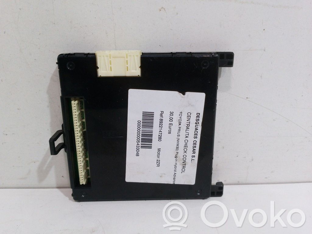 Toyota Prius (XW30) Centralina/modulo chiusura centralizzata portiere