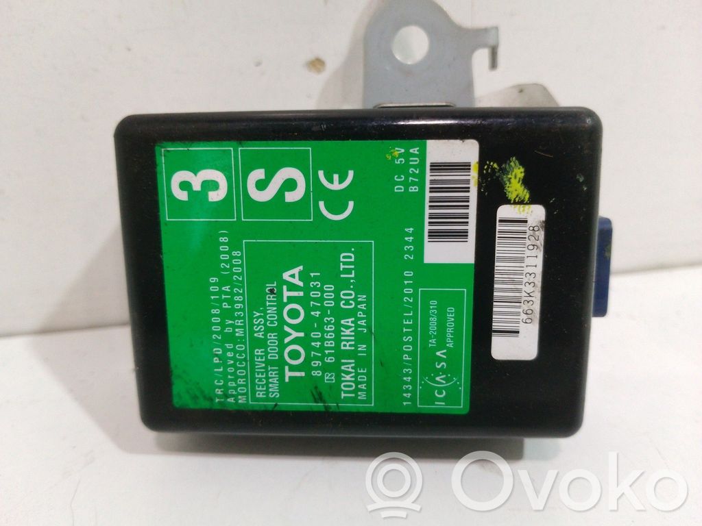 Toyota Prius (XW30) Altre centraline/moduli