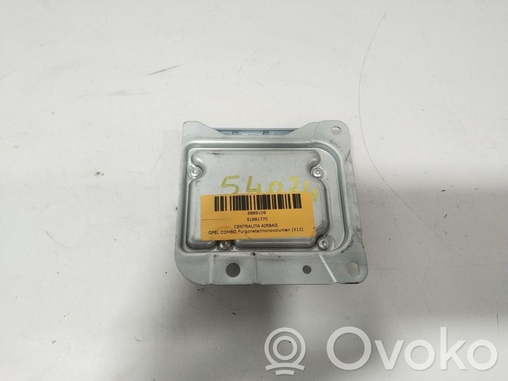 Unidad de control/módulo del Airbag   51881770