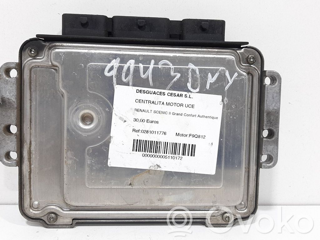 Renault Scenic II -  Grand scenic II Calculateur moteur ECU 