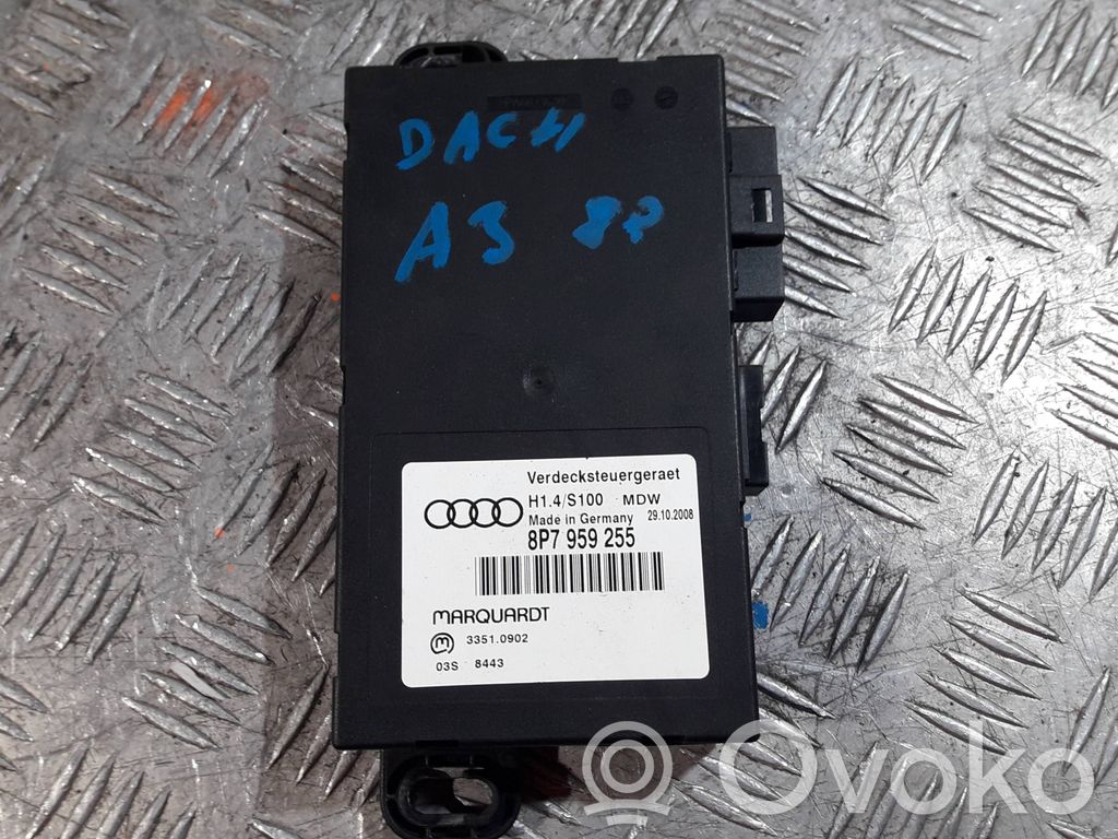 Unité de commande / module de toit ouvrant   8P7959255,H14S100