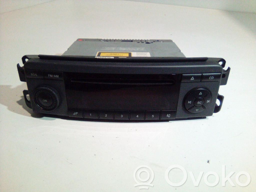 Smart ForFour I Unidad delantera de radio/CD/DVD/GPS 