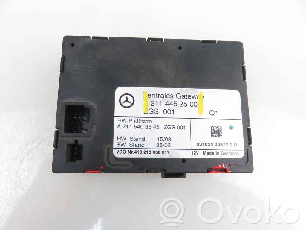 Mercedes-Benz E AMG W211 Gateway control module 